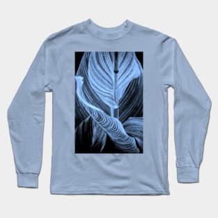 Canna In Blue Long Sleeve T-Shirt